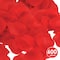 Beistle 2.25" Red Fabric Rose Petal Packs, 3ct.